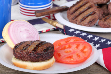 Patriotic Burger