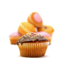 Selection of fairy cakes