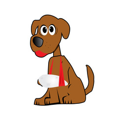 Dog Cartoon Illustration