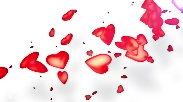 Falling Hearts - Love - Valentine concept