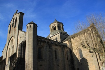 Fototapeta na wymiar Abbatiale Eglise d'Aubazine (Haute-Vienne)