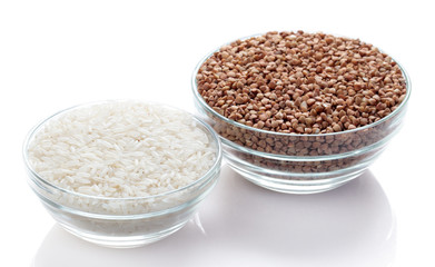 rice and buckwheat
