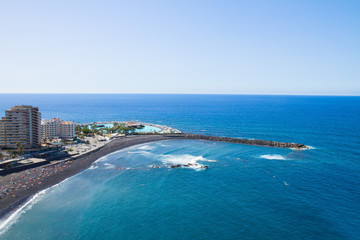 Fototapeta na wymiar skyline of Puerto de la Cruz, Tenerife, Spain
