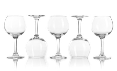 Glasses isolated on white