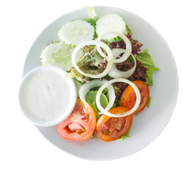 Fresh vegetables salad