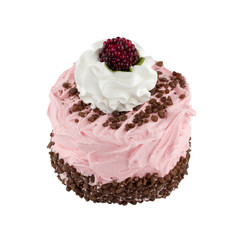 Torte mit Himbeeren; Beschneidungspfad