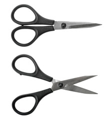 Two sewing scissors