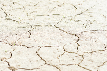 Obraz premium Ausgetrockneter Sand in einer Wüstenlandschaft