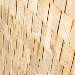 wooden roof plates close-up