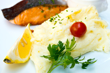 grilled salmon