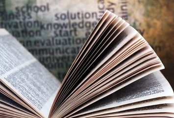 Book and knowledge concept