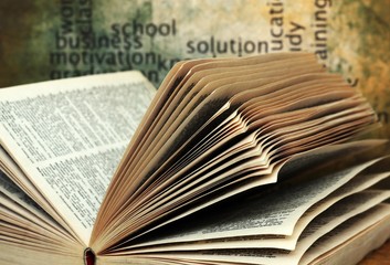 Book and knowledge concept