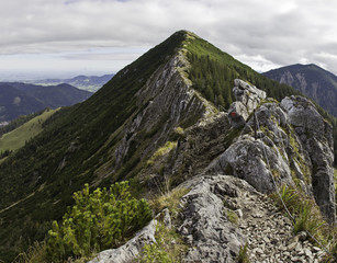 grat zum brecherspitz in miesbach