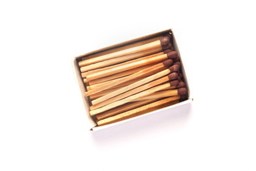 open box of matches