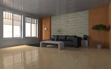 modern living room - interior