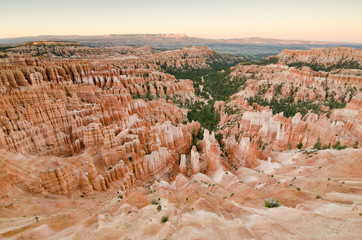 Sunset over Bryce Canyon National Park, UT