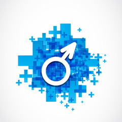 positive male gender symbol