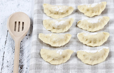 Raw polish dumplings