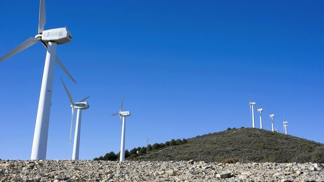 Time lapse molinos de viento