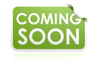 Coming soon sticker