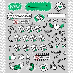 Download Arrows Button Web Icon set1