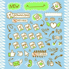 Download Arrows Button Web Icon set2