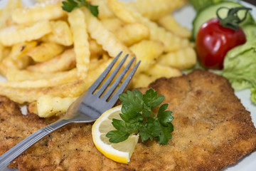 Wiener Schnitzel with Chips