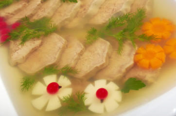 Aspic from meat