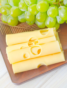 cheese  and grape