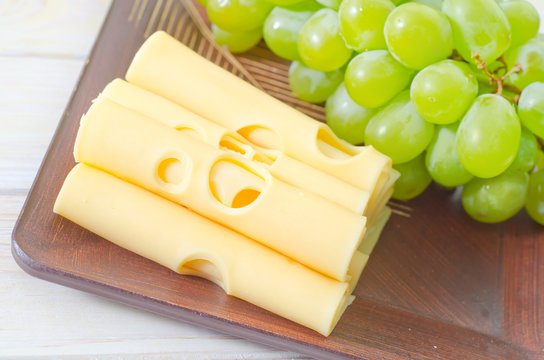 cheese  and grape