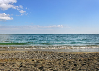 At the mediterranean sea.