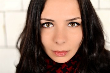 Fashion Beauty Portrait. Sexy Girl