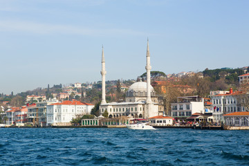 Fototapeta premium Cityscape of Istanbul with a mosque