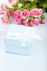 Blue giftbox