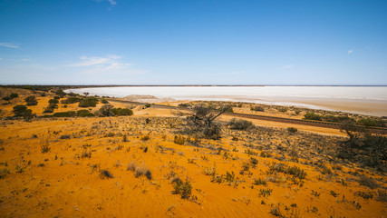dry lake Australia