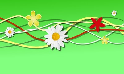 Obraz premium Blumen Hintergrund