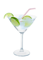 Citrus in wide glass with ice