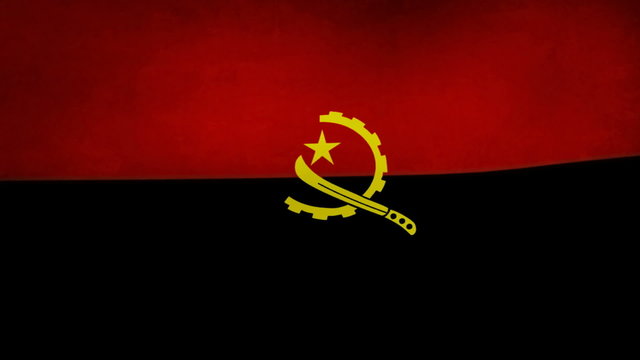 Angola flag.