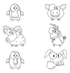Cartoon animals