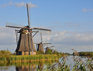 Windmill park Kinderdijk, Holland