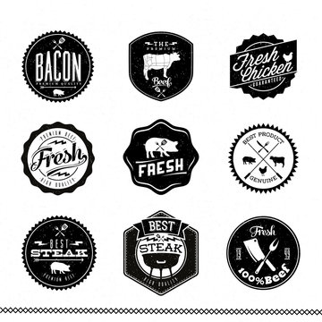 Premium Beef labels