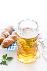 Oktoberfest beer and lye rolls