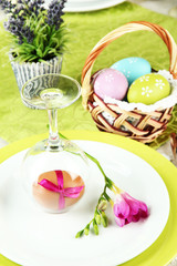 Easter table setting