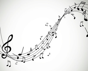 Vector Illustration of Music Notes