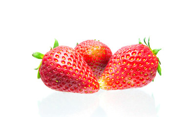 strawberry  Isolated on a white background.