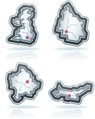 Simple Country Icons