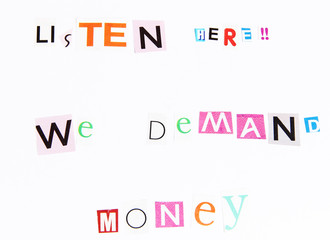 Letter to requirements of kidnapper