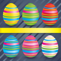 Easter colorful eggs (collection).