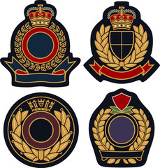 royal emblem badge shield - 51616108