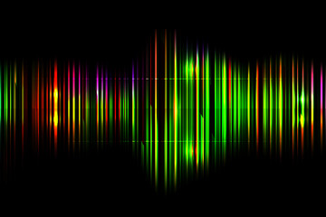 Dark abstract shiny technology spectrum background.